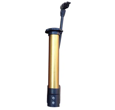 Produktbild von Tragbarer Hochdruck-Fahrradreifen Basketball Fussball Manueller Luftpumpen-Inflator Golden