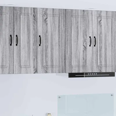 Imagen del producto de Panel frontal para lavavajillas vidaXL, modelo Kalmar, color gris Sonoma, dimensiones 40 x 31 x 80 cm