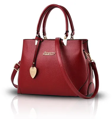 Imagen del producto de Omgoods - Elegante bolso de mano para mujer - Bandolera impermeable de cuero sintético