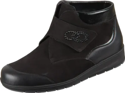 Zdjęcie produktu dla Waldläufer Mimi 812815-001 wygodne buty, damskie, czarny, skóra ,NOWOŚĆ - wygodne buty damskie / botki, czarny, skóra (memphis nubuk taipei)
