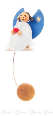 Produktbild von Spielzeug Schaukelfigur Engel mit Kerze  Höhe ca 10 cm NEU