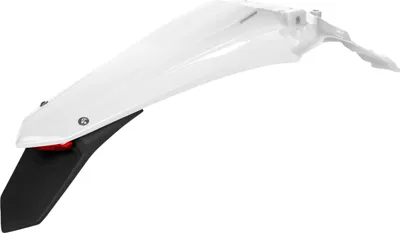 Produktbild von Kotflügelverkleidung UFO PLAST Abdeckung Schutzblech hinten für Kawasaki KX F 250 / 450 ccm Bj. 2019 - 2024, Farbe:weiß OEM