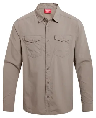 Immagine prodotto di Craghoppers - Camicia da uomo "Loukkos", Nosilife CG2492 (L) (grigio pietra)