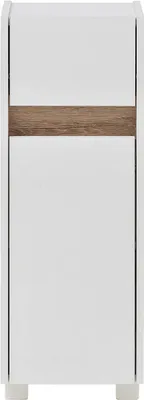 Produktbild von Midischrank Möbelpartner Cosmo BxHxT 30.2x84.8x33 cm perlweiss
