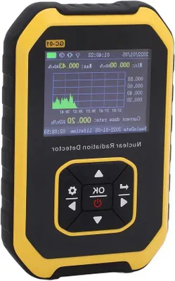Obrázek produktu pro Měřič záření s LCD displejem, monitorování v reálném čase, přenosný, dobíjecí, detektor beta, gama a rentgenového záření