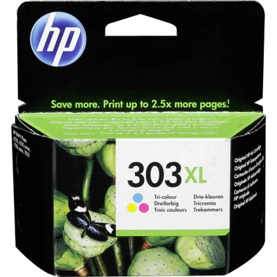Produktbild von Wysokowydajny Trójkolorowy Oryginalny Wkład Atramentowy Hp 303Xl, T6N03Ae