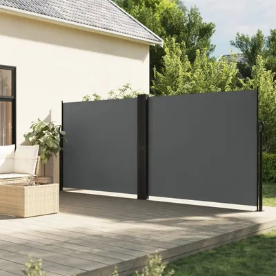 Produktbild von Maison Exclusive - Seitenmarkise Ausziehbar Anthrazit 180x600 cm
