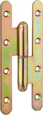 Image de Paumelle de Paris porte d'entrée / d'intérieur, 140x55mm, acier, droite - THIRARD