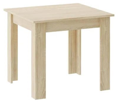 Produktbild von Esstisch mit Tischplatte aus Sonoma-Eiche, Nachbildung UMEKO 80x80