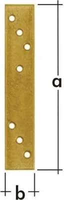Imagen del producto de Conector LG ancho, 3, 293x40, zinc galvanizado / paquete de 1 unidad