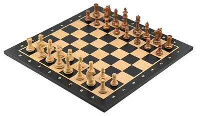 Produktbild von Exklusives Turnier-Schachset: Premium Palisander-Figuren & Italfama Ebenholz-Ahorn Brett 48x48 cm