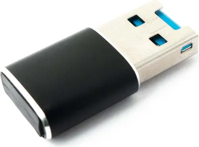 Produktbild von SYSTEM-S SD Karte Adapter Micro zu USB 3.0 Typ A Buchse Kabel Memory Card Reader Schwarz