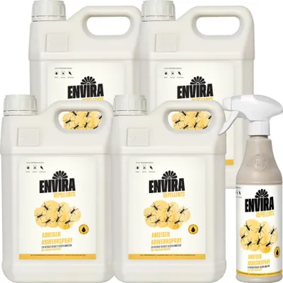 Produktbild von Envira Ameisen Abwehrspray im Nachfüllpack 4x5L+500ml