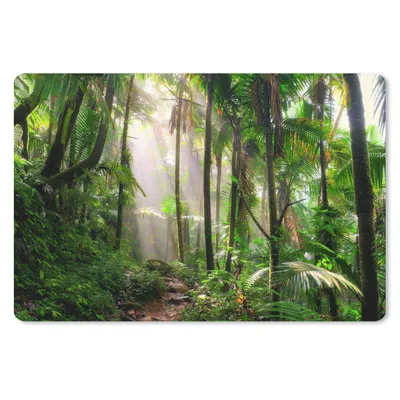 Obrázok produktu pre Podložka pod myš - Džungľa - Park - Portoriko - 27x18cm - Rohožka pod myš