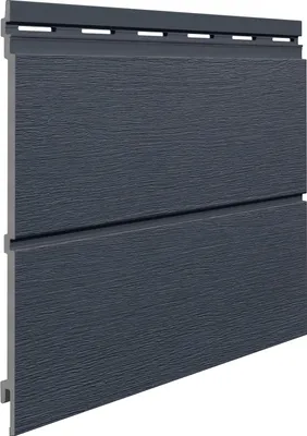 Produktbild von VOX KERRAFRONT Fassadenpaneele KF FS-302 CX, 2,95M, Anthrazit – Hochwertige, pflegeleichte PVC-Paneele in Holzoptik, wasserfest, schlagfest, UV-beständig und einfach zu montieren