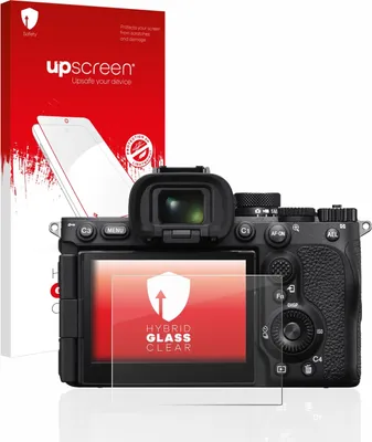Produktbild von upscreen Schutzglas für Sony Alpha 7R V Schutzfolie Panzer Folie Glas Display Schutz klar