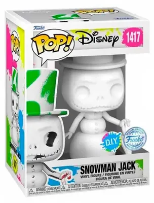 Obrázok produktu pre Funko Disney Jack Tnbc – snehuliak, priehľadný  Detský, priehľadný, univerzálna veľkosť