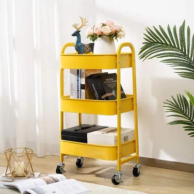 Immagine prodotto di Carrello da cucina, legno, 27x37x76 cm, organizer