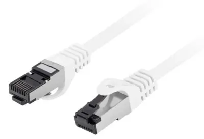Produktbild von Lanberg PCF8-10CU-0500-W, 5 m, Cat8.1, S/FTP (S-STP), RJ-45, RJ-45, Weiß
