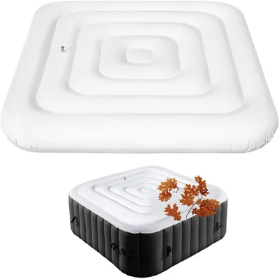 Immagine prodotto di Copertura gonfiabile per vasca idromassaggio, quadrata, 165 cm, in PVC, isolante