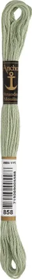 Produktbild von Anchor Sticktwist 4635000-00858 graugrün Stickgarn, 100 % Baumwolle