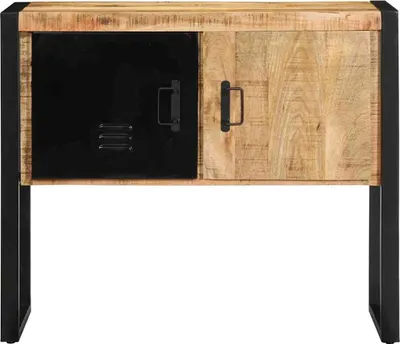 Immagine prodotto di Tavolo Consolle 90x35x75 cm in Legno Massello di Mango Grezzo