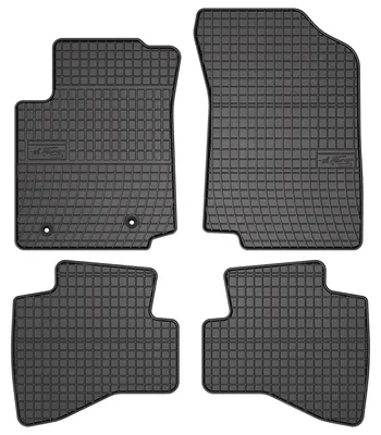 Zdjęcie produktu dla Dywaniki gumowe do Peugeot 108 2014-2022 (hatchback) – 4 szt., czarne, dopasowane – Wielganizator SolidPRO