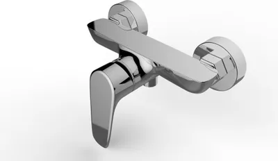 Immagine prodotto di Miscelatore doccia di design per montaggio a parete senza set doccia cromo