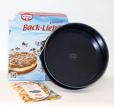 Image de Dr.Oetker Moule à charnière en émail "Back-Liebe" (amour de la pâtisserie)