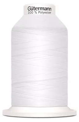 Nähgarn Polyester 800 Weiß 1000 m für feine Stoffe