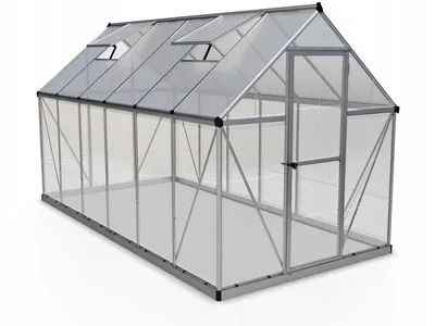 Zdjęcie produktu dla Szklarnia ogrodowa z poliwęglanu Palram 701782 3,65 x 1,85 m x 208 cm