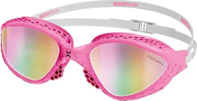 Produktbild von Buddyswim Ozean Schwimmbrille Weiß,Rosa Weiß,Rosa One Size