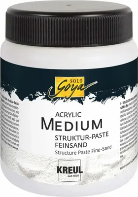 Produktbild von SOLO GOYA Acrylic Medium Struktur-Paste Feinsand 250 ml