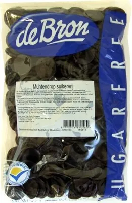 A bag of De Bron mint candies.