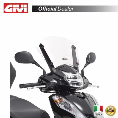 Produktbild von GIVI austauschbare transparente Windschutzscheibe 27x42cm für HONDA SH 300i