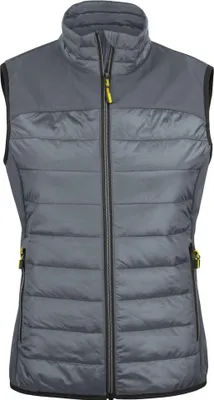 Produktbild von Damen Weste Expedition wattiert leicht wärmend mit Softshell-Einsätzen und Fleece-Futter