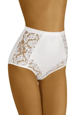 Produktbild von Wolbar wb412 dame slip taillenmieder hoher bund unterhose, weiß, l