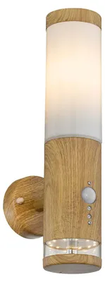 Produktbild von LED Wandleuchte, Bewegungsmelder, Holz-Optik, H 35 cm