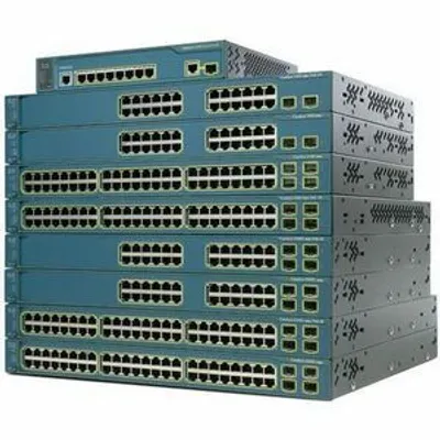 Produktbild von Cisco Catalyst 3560-8PC-S, gemanaged, Vollduplex, Energie Über Ethernet (PoE) Unterstützung, 1U