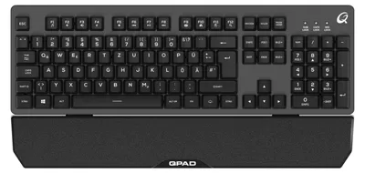 Productafbeelding van Qpad 9J.P7N81.K0G QPAD Gaming Tastatur Pro MK40 schwarz DE