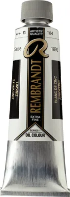 Produktbild von Rembrandt Ölfarbe Tube 150 ml Zinkweiß (Safloröl) 104