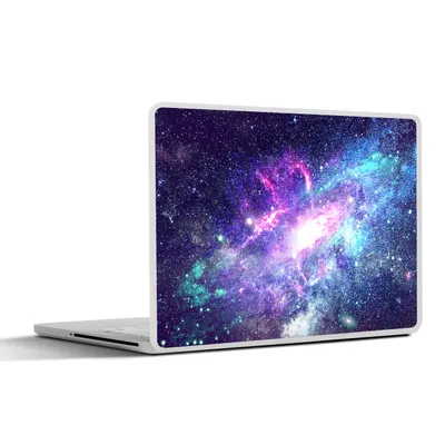 Produktbild von MuchoWow® Laptop Aufkleber Sticker Cover Weltraum - Blau - Sterne 30x21 cm - Sticker für Laptop - Selbstklebend