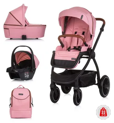 Obrázek produktu pro Chipolino 3 v 1 Prestige batoh i-Size dětská autosedačka růžová