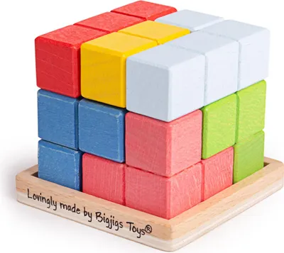 Produktbild von Bigjigs Toys Klappwürfel aus Holz