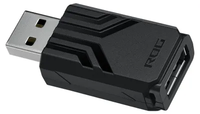 Zdjęcie produktu dla ASUS ROG Polling Rate Booster, Wzmacniacz częstotliwości odpytywania, 22 mm, 34 mm, 13 mm, 10 g, Czarny