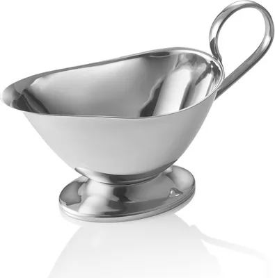 Produktbild von Sauciere silber, 400 ml, 22 x 10 x 13 cm, Chromnickelstahl 18/8