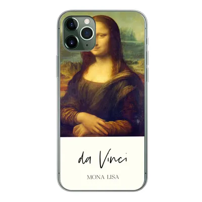 Produktbild von MuchoWow® Handyhülle Schutzhülle Hülle für iPhone 11 Pro Max Mona Lisa - Leonardo da Vinci - Alte Meister Silikon Softcase Handy Hülle - Schutz