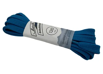 Produktbild von Barth Schuhbandl 8mm breite Sneaker Laces Schnürsenkel Schuhband in Blau - 865