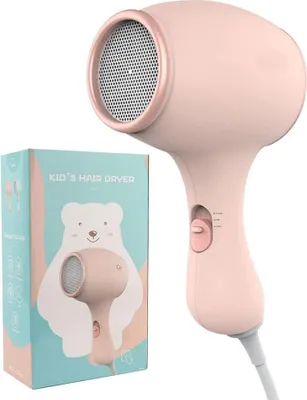 Produktbild von 550W Miniföhn für Mädchen, Föhn, Kinder Föhn mit 3 Temperatur, Reiseföhn für Kinder,Süß Mini Haartrockner, Leicht und Lange Haltbar Soft Touch-Gehäuse