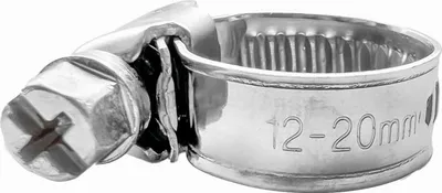Obrázek produktu pro Hadicová svorka W2 12-20 mm, nerezová ocel W2, hadicové svorky Hadicové svorky Trubkové svorky Sada svorek 6x